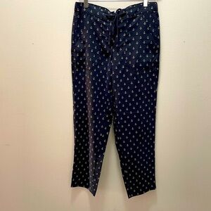 JCrew Anchor Silk Pants with Drawstring | 2